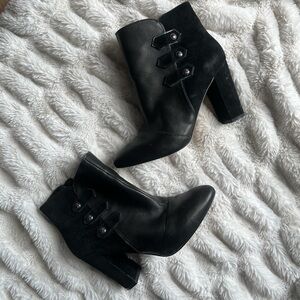 White House Black Market Black Ankle Booties